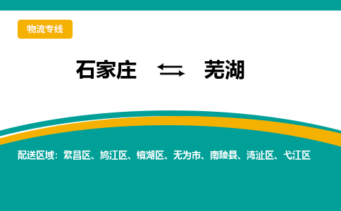 石家庄到芜湖物流专线-石家庄至芜湖货运公司让您的货物快速到达指定地点