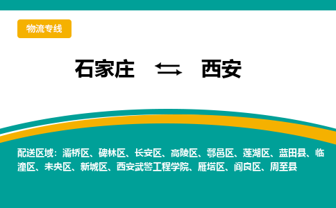 石家庄到西安物流专线-石家庄至西安货运公司让您的货物快速到达指定地点