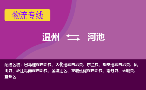 温州到河池物流公司-承接零担整车，温州到河池物流专线-托运进仓货物