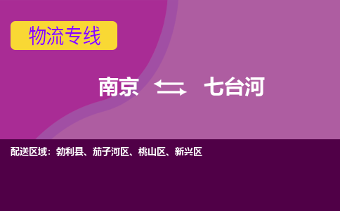 南京到七台河物流专线-七台河到南京货运公司-全程监控